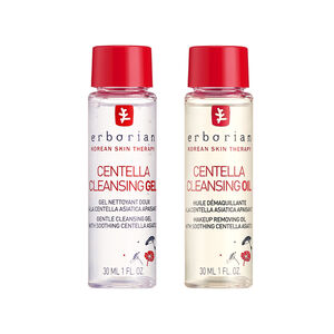 Korean Double Cleansing Travel Set &mdash; oil & gel cleanser 30 ml | Erborian